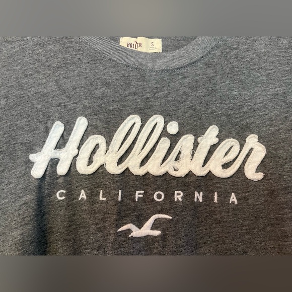 Hollister Heather Gray Women’s T-Shirt Size Small - Picture 4 of 7